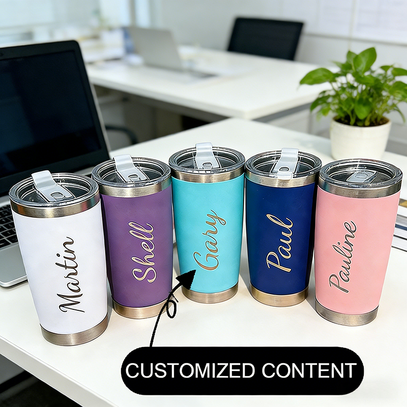 Coffee Equipment Gift - Metal stainless steel water cup, customizable