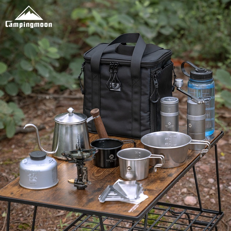 Coffee Equipment Bag - CAMPINGMOON BKXD-5F-B Small Card Stove Gas