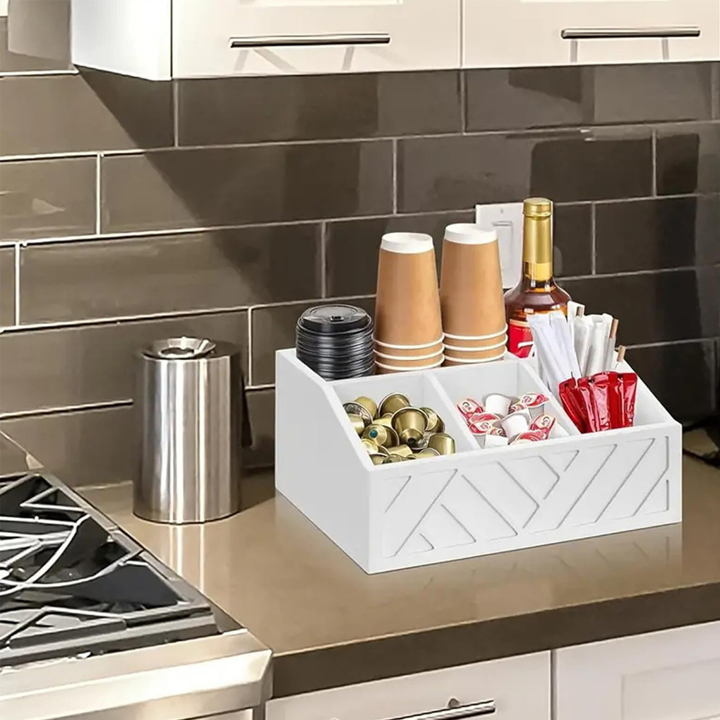 Coffee Bag Storage Box Wooden  - Coffee Equipment Organizer avaliação e preço