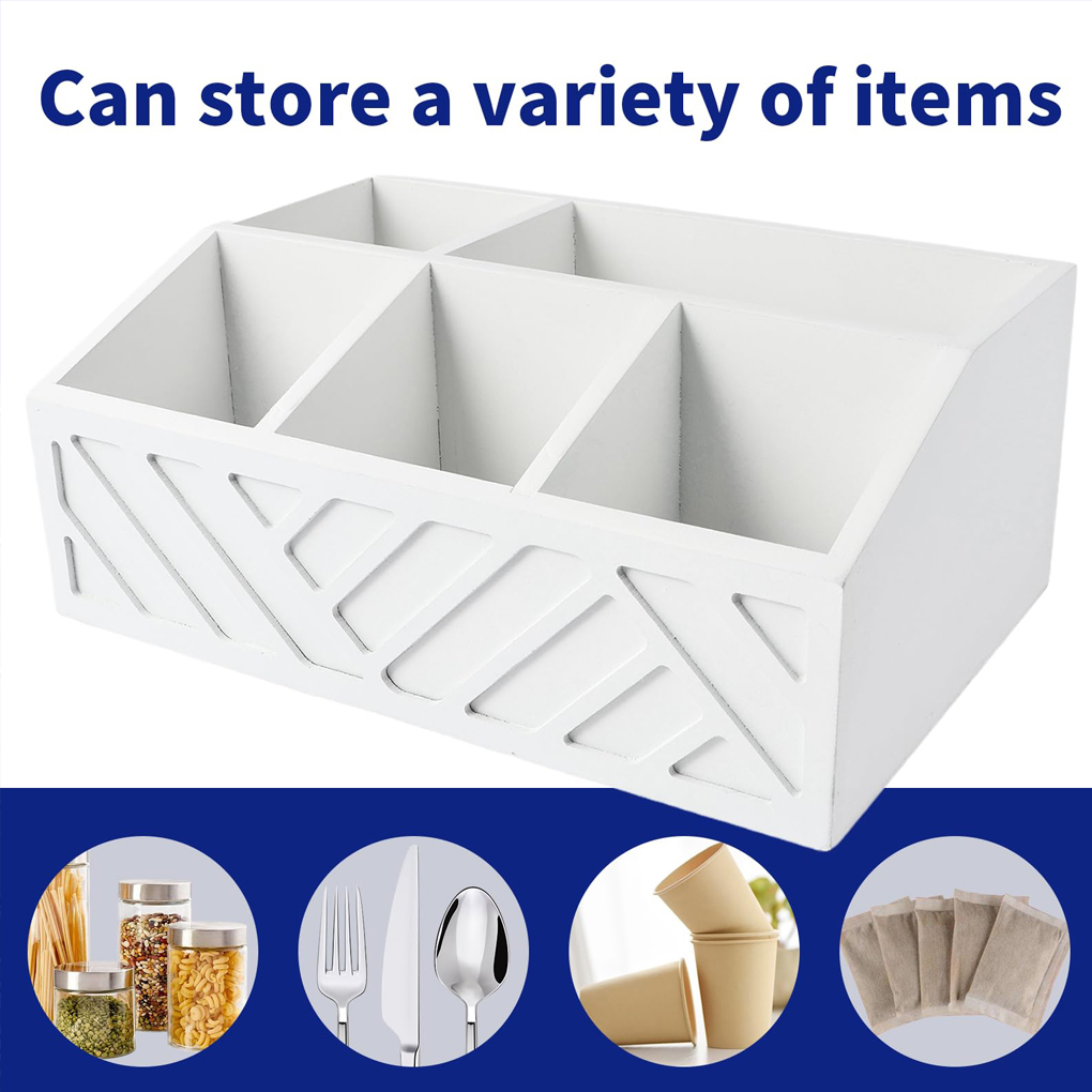 Coffee Bag Storage Box Wooden  - Coffee Equipment Organizer avaliação e preço
