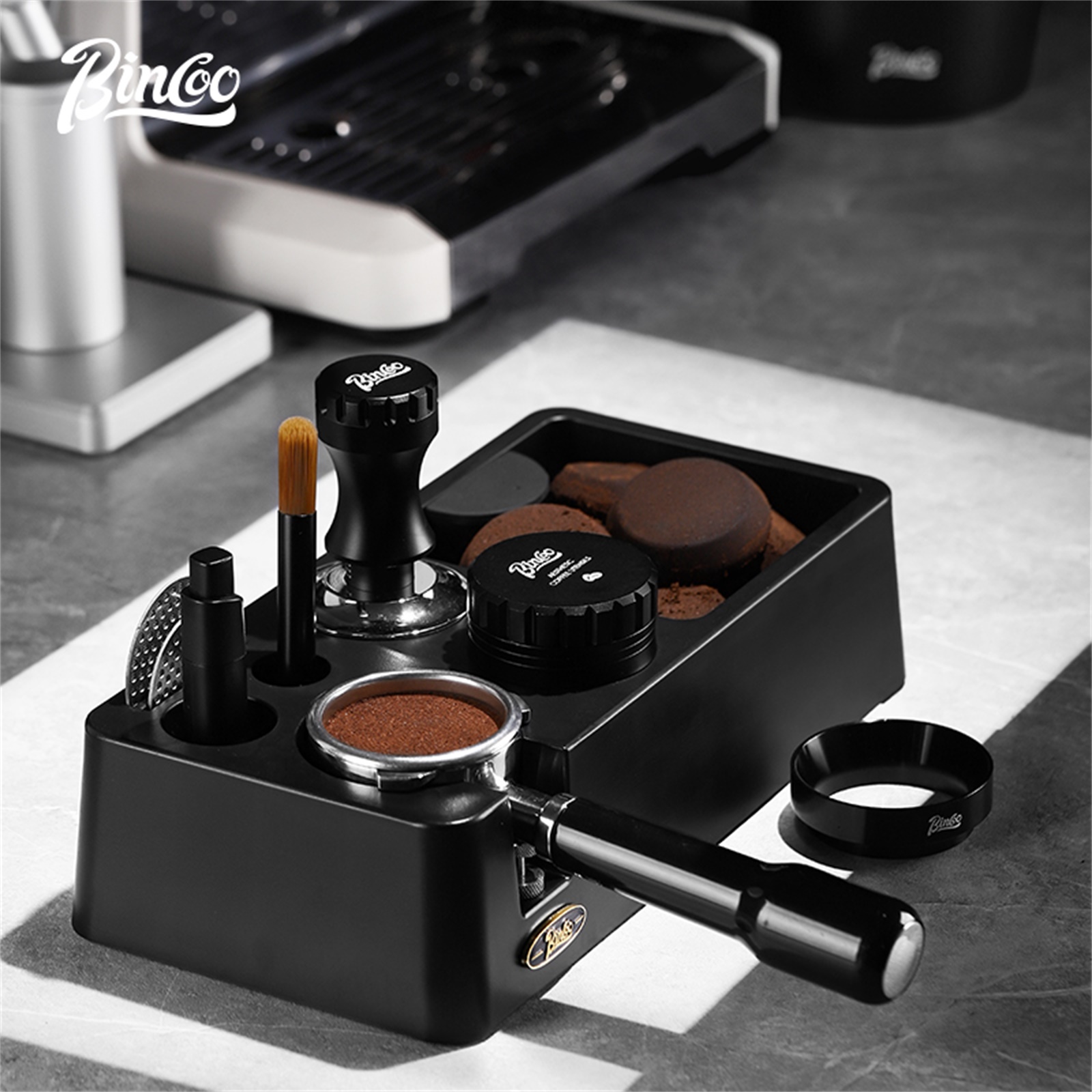 Bincoo Coffee Distributor 51/5 - Espresso Tamper Set avaliação e preço