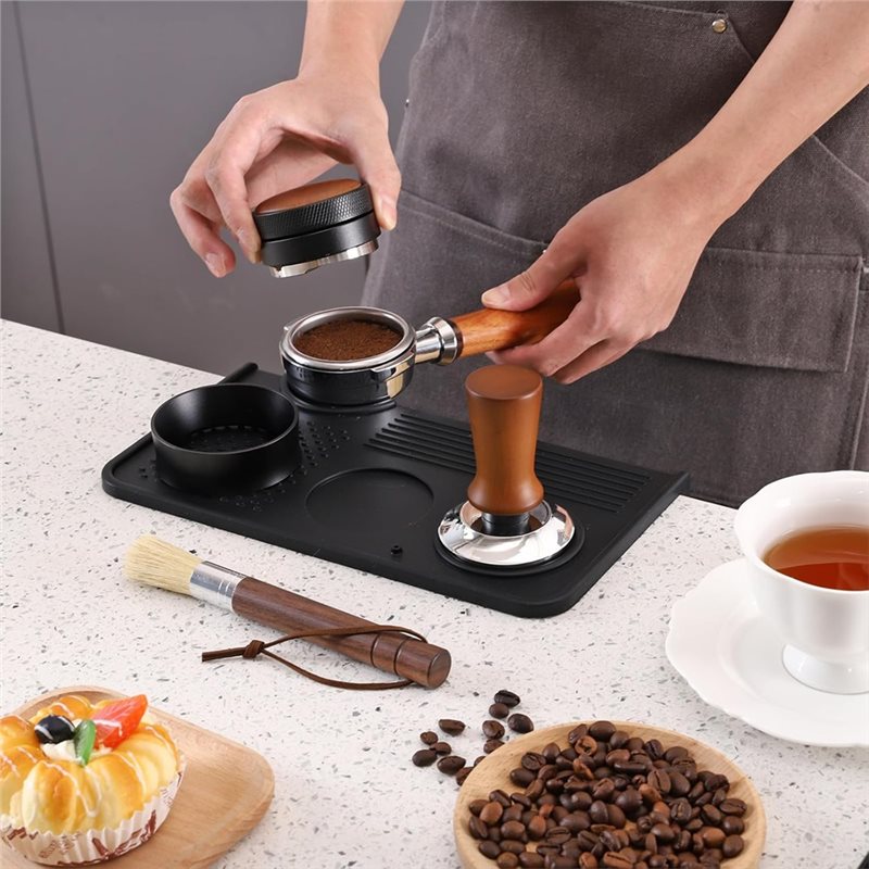 B17B Espresso Tamping Mat And  - Espresso Tamper Set avaliação e preço