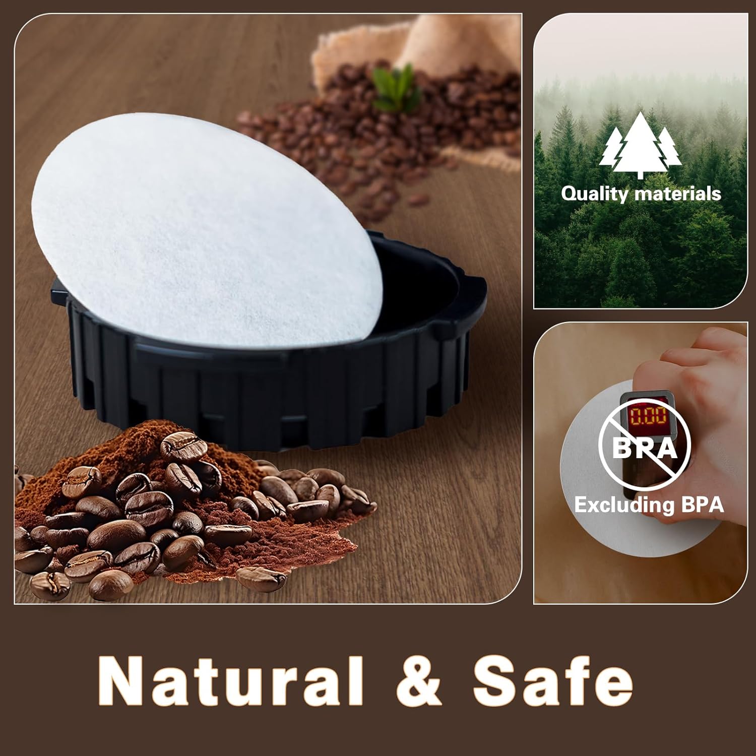 Round Coffee Filters, Compatib - Coffee Equipment Wdt avaliação e preço