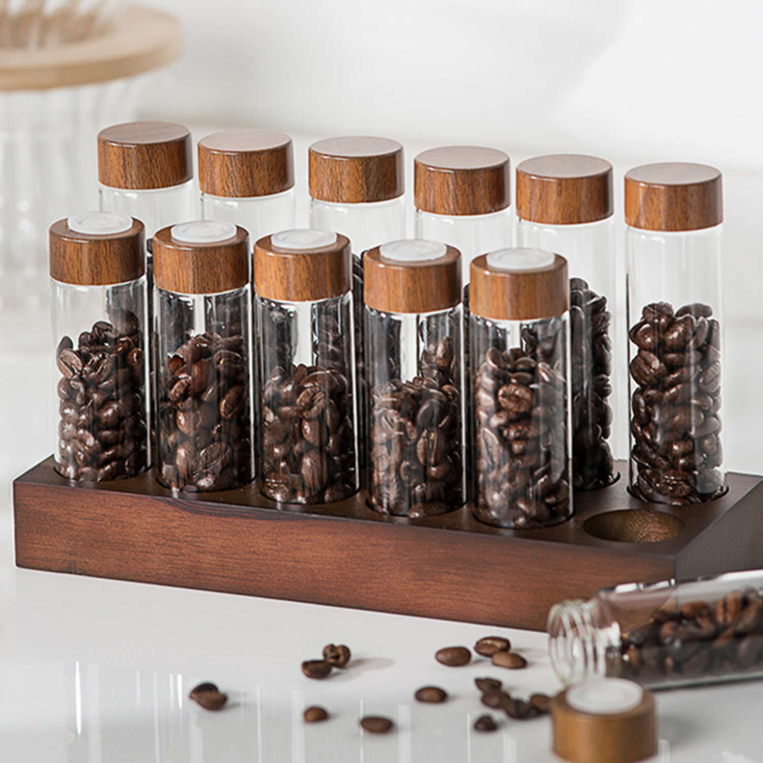Coffee Beans Storage Container - Coffee Equipment Organizer avaliação e preço
