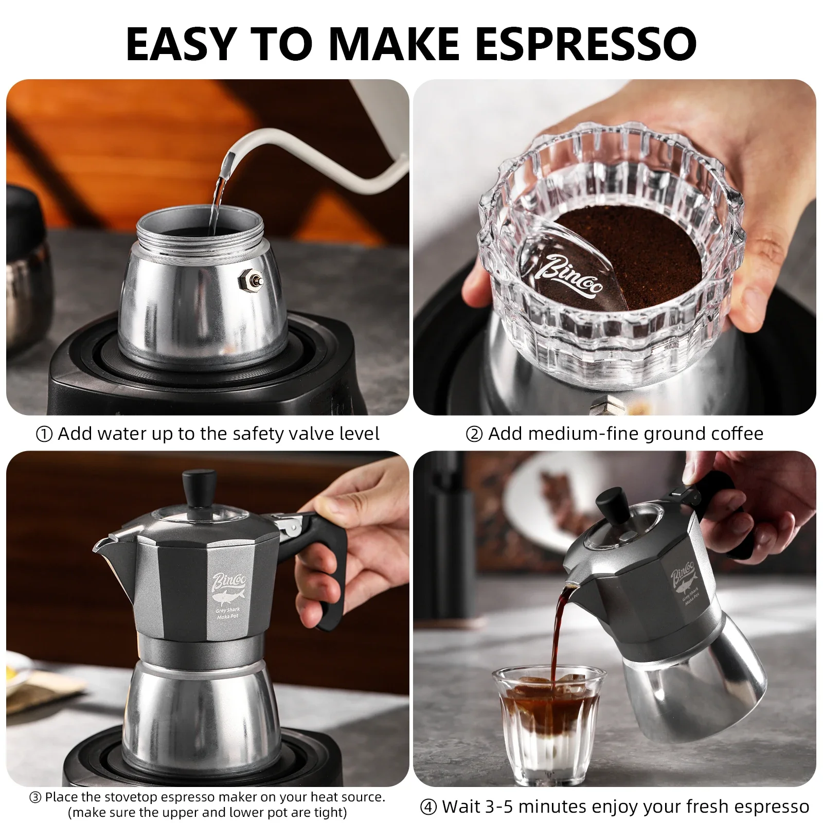 Bincoo 2 Cups Double Valve Mok - Coffee Equipment Wdt avaliação e preço