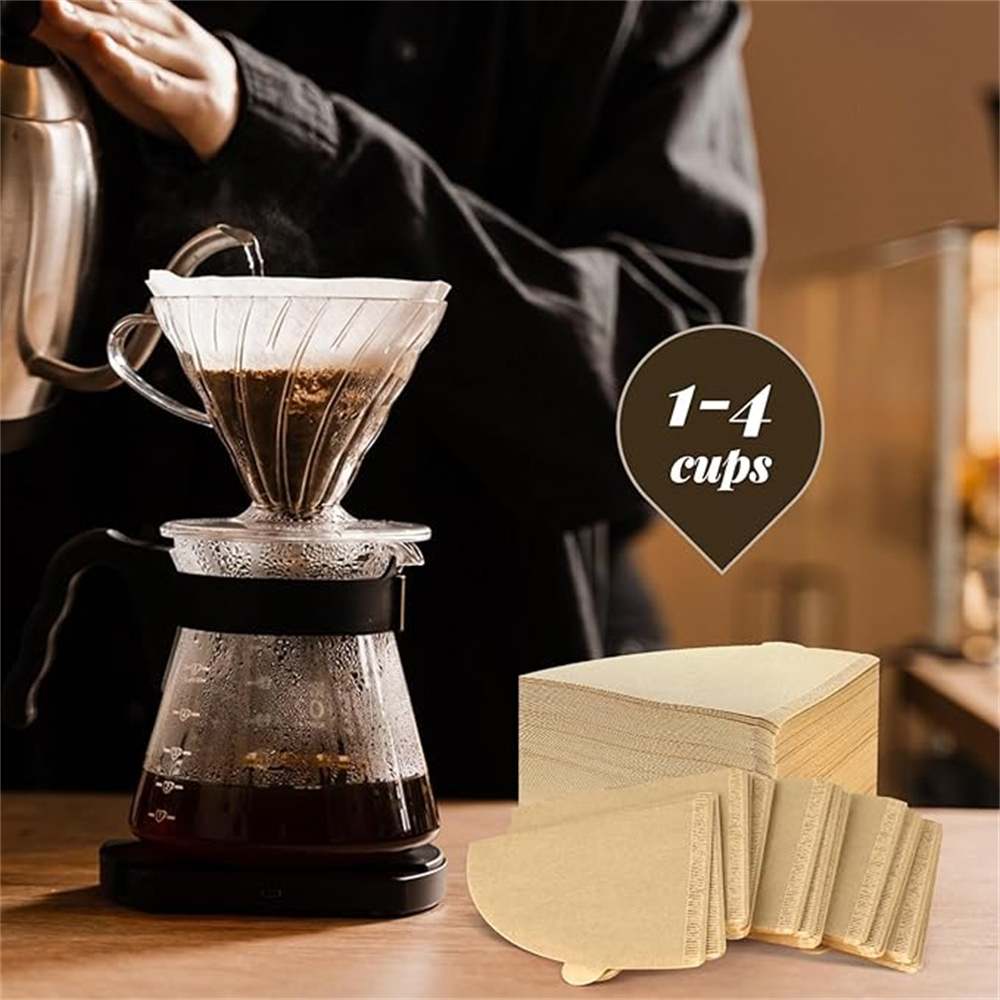 100PCS Coffee Filter Paper V-S - Coffee Equipment Bag avaliação e preço