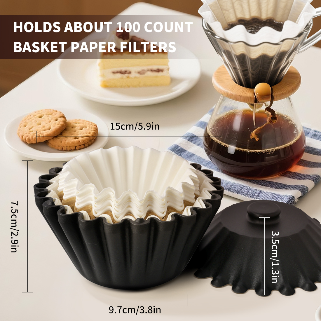 Basket Coffee Filter Holder St - Coffee Equipment Organizer avaliação e preço