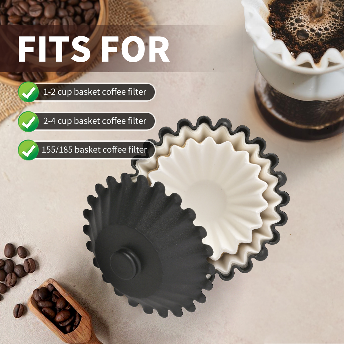Basket Coffee Filter Holder St - Coffee Equipment Organizer avaliação e preço