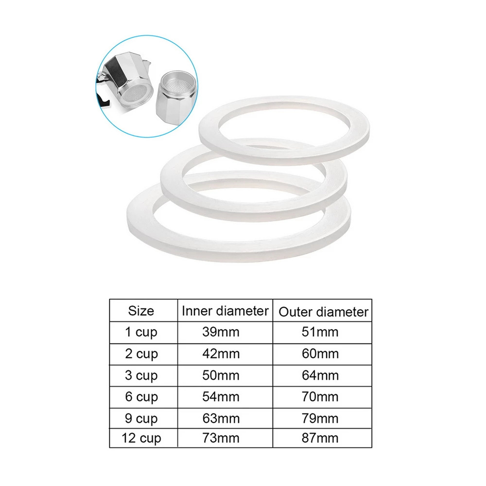 1pc Coffee Rubber Ring Bialett - Coffee Equipment Wholesale avaliação e preço