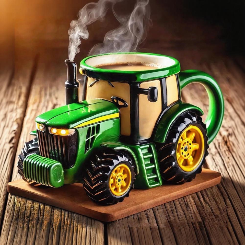 Handcrafted Tractor Coffee Mug - Coffee Equipment Gift avaliação e preço