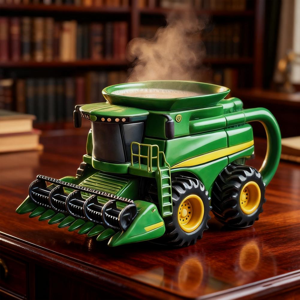 Handcrafted Tractor Coffee Mug - Coffee Equipment Gift avaliação e preço