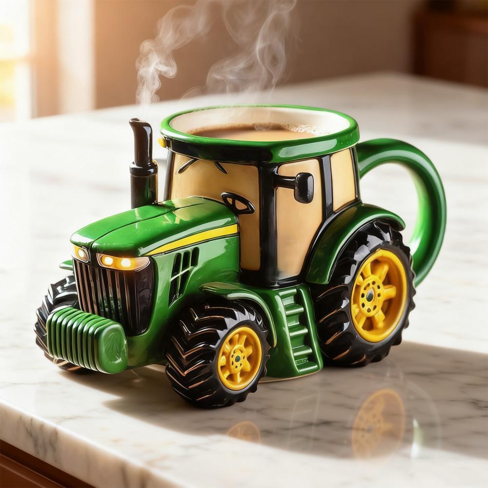 Handcrafted Tractor Coffee Mug - Coffee Equipment Gift avaliação e preço