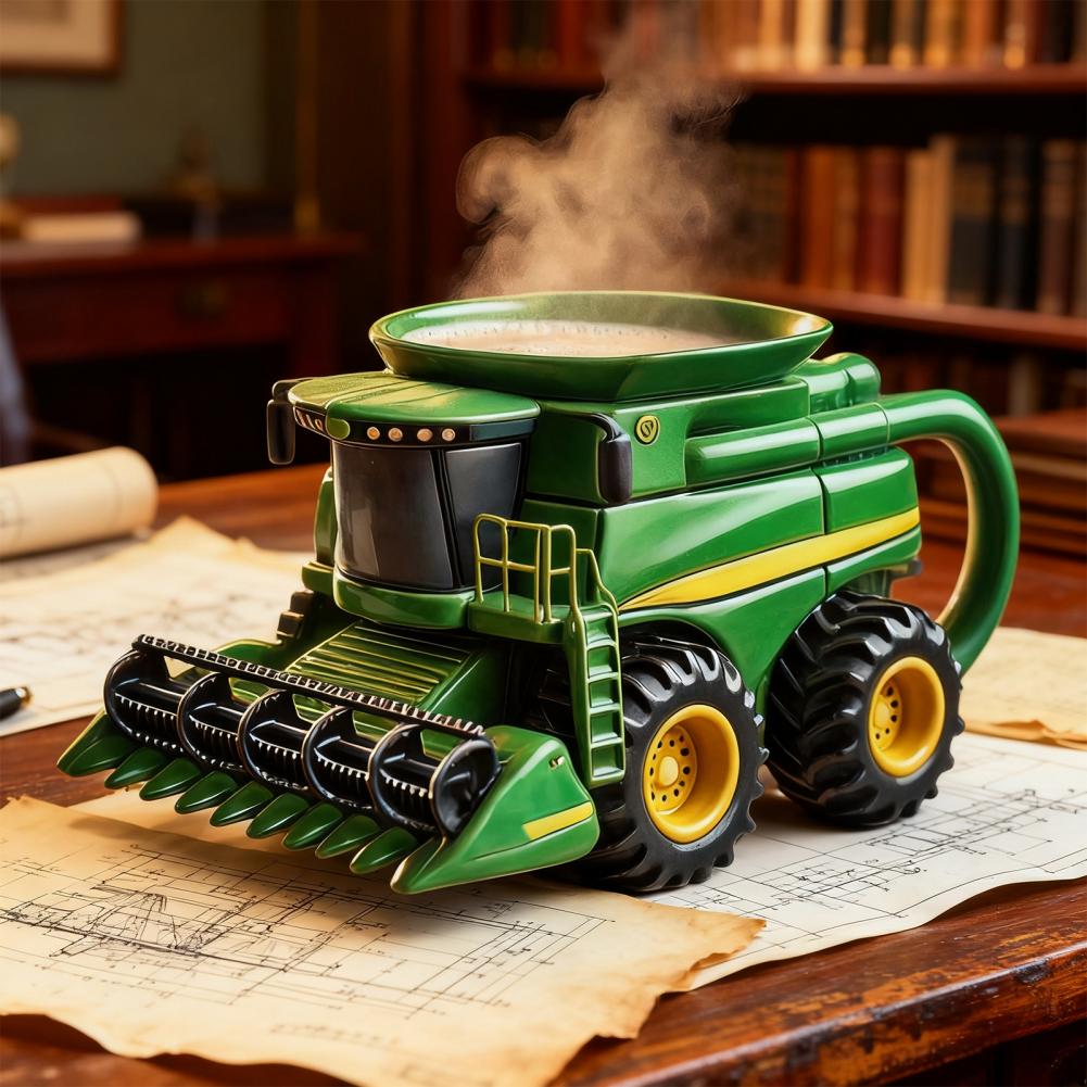 Handcrafted Tractor Coffee Mug - Coffee Equipment Gift avaliação e preço