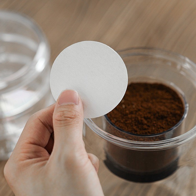 100Pcs Round Coffee Filter Pap - Coffee Equipment Wdt avaliação e preço