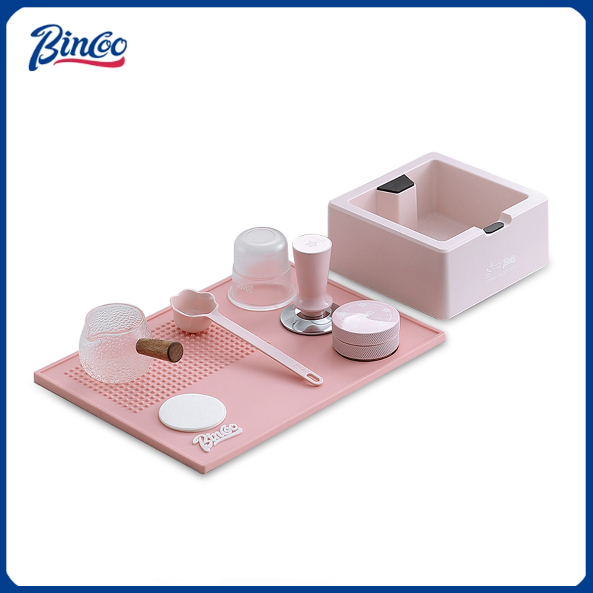Bincoo Pink Espresso 51mm-58mm - Espresso Tamper Set avaliação e preço