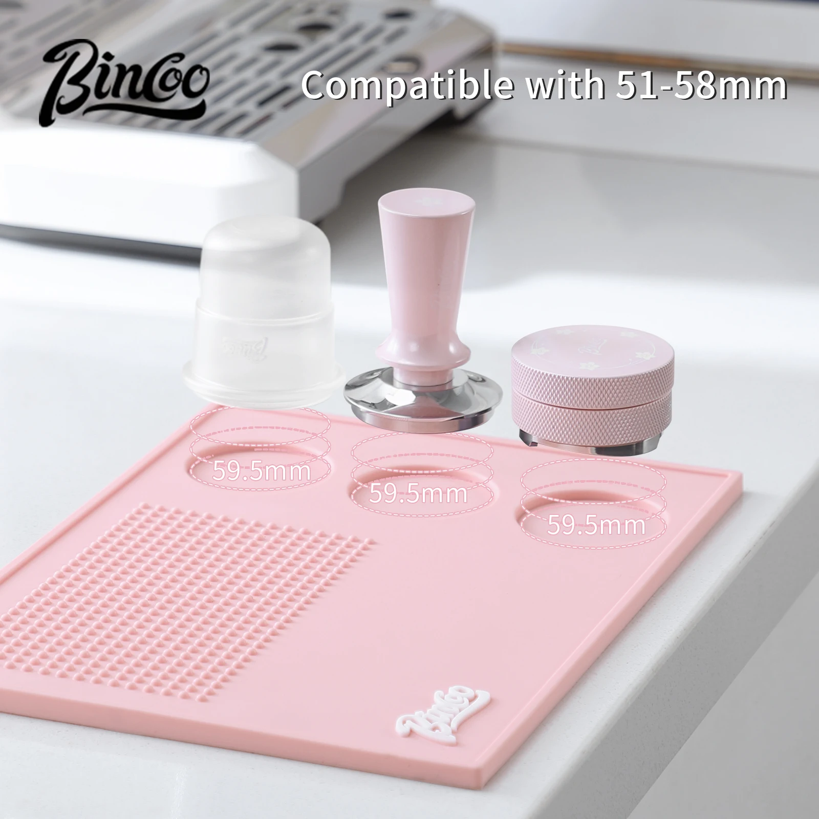 Bincoo Pink Espresso 51mm-58mm - Espresso Tamper Set avaliação e preço