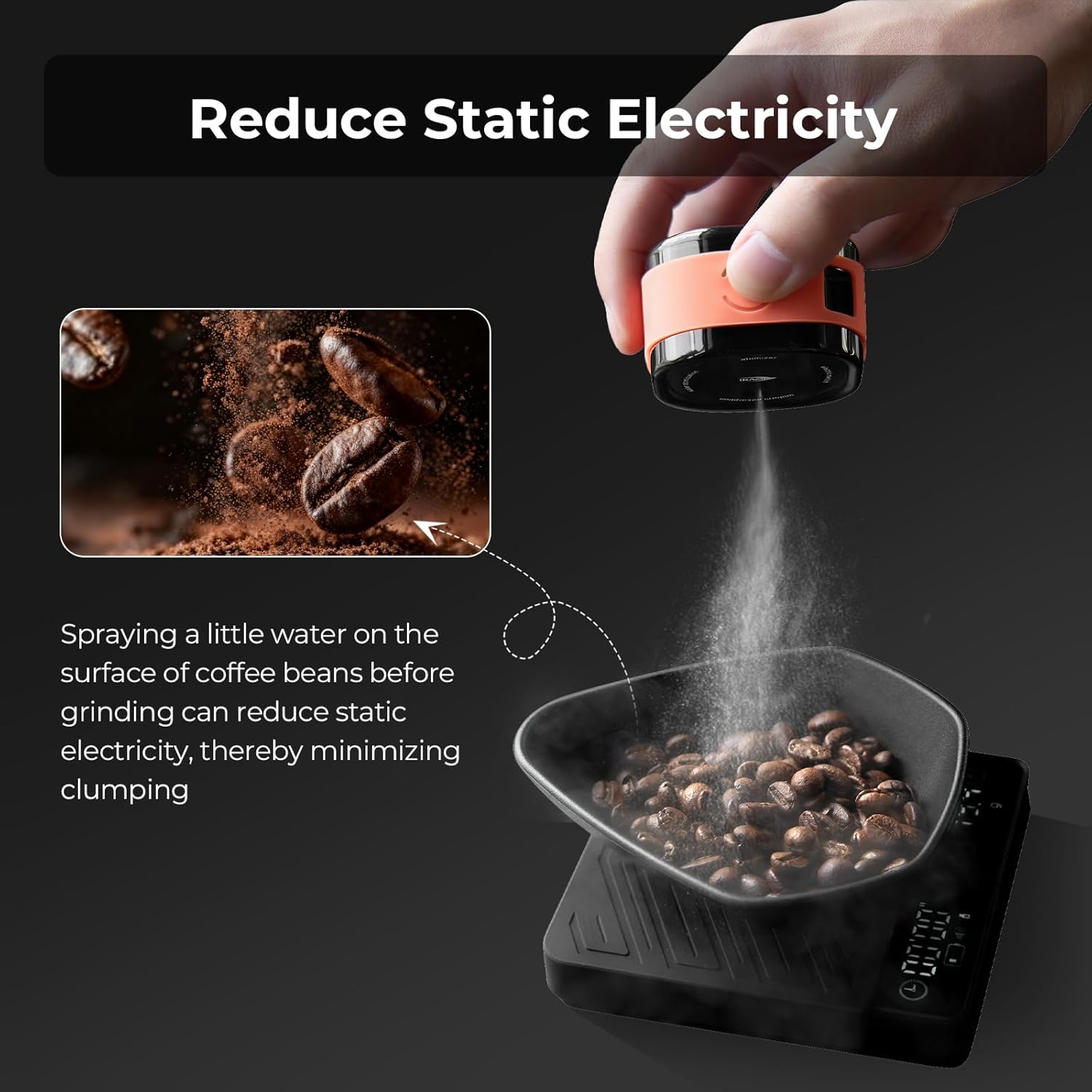 IKAPE Coffee Bean Atomizer,20m - Coffee Equipment Bag avaliação e preço